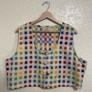 Fashion Brand Company - Pantone Crop Top Vest, size XL/2XL